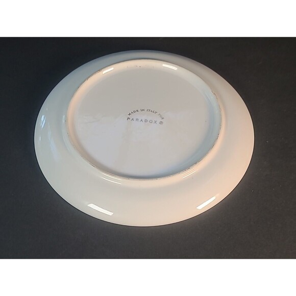 Vintage Paradox Set Of 4 Flower Dessert Plates/Salad 7" in diameter  BOHO- Italy - Picture 13 of 14